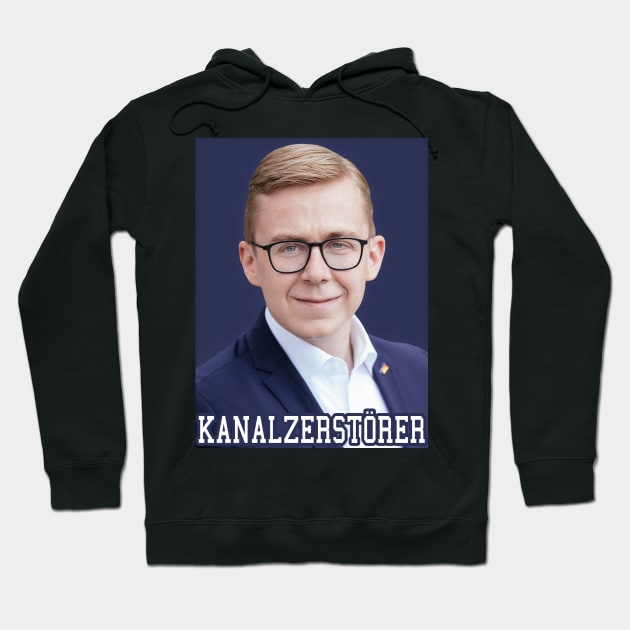 Philipp Amthor Portrait Hoodie by misenique